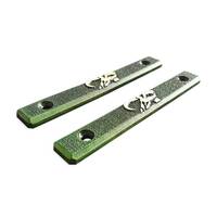 M-LOK Rail 120 mm maple panels - Mythosaur Skull Green / hand-painted