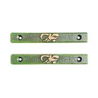 M-LOK Rail 120 mm maple panels - Mythosaur Skull Green / hand-painted