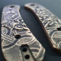 Celtic Heart - Knafs Lander Knife Scales by Svechnikov Knives