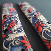 Japanese Maple - Cold Steel Ti-Lite 4 Knife Scales by Svechnikov Knives