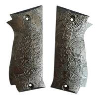 SAR K2 45/45 C maple grips - Jeremiah 51:20 Black / hand-painted