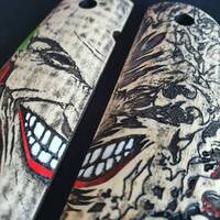 1911 Full-Size Maple Grips - Joker / Hand-painted