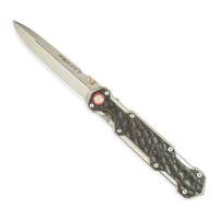 Mr Blade Ferat maple handle scales - Crack Black / hand-painted