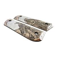 Moon Raven - 1911 Full Size Round Butt GripsMoon Raven - 1911 Full Size Round Butt Grips