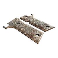 Beretta 92X Performance Maple Grips - Predator / Hand-painted