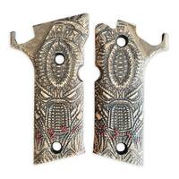 Beretta 92X Performance maple grips - Predator / hand-painted