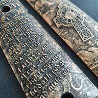 1911 Full-Size Maple Grips - Revelation 19:11 / Hand-painted