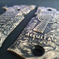 Beretta 92X Performance Maple Grips - Revelation 6:8 / Hand-painted
