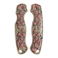 Sakura - Spyderco Para Military 2 Knife Scales by Svechnikov Knives