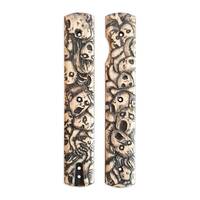 Scared Faces - Boker Plus Urban Trapper Linear Knife Scales by Svechnikov Knives