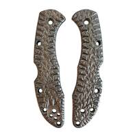 Shark Teeth Black - Spyderco Delica 4, Lil' Matriarch Knife Scales by Svechnikov Knives