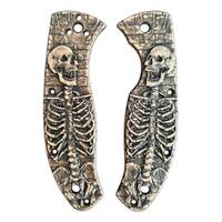 Skeleton - Spyderco Tenacious Knife Scales by Svechnikov Knives