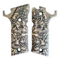 Beretta 92X Performance maple grips - Skull Snake / hand-painted