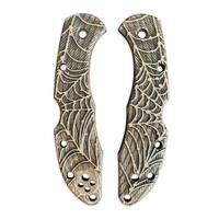 Spider Web - Spyderco Delica 4, Lil' Matriarch Knife Scales by Svechnikov Knives