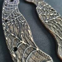 Spider Web - Spyderco Military Knife Scales by Svechnikov Knives
