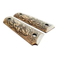 1911 Full-Size Maple Grips - Wolves / Hand-painted