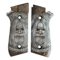 Taurus PT92 Decocker maple grips - Allfather Black / hand-painted