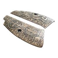 CZ 75 Maple Grips - Arch Michael X St Benedict Medal / Hand-painted