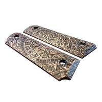 1911 Full-Size Maple Grips - Aztec / Hand-painted