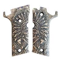 Beretta 92X Performance maple grips - War Chief / hand-painted