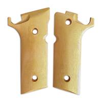 Beretta 92XI, 92GTS maple grips - Gold / hand-painted