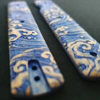 Japan Wave - Boker Plus Urban Trapper Linear Knife Scales by Svechnikov Knives