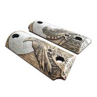 Kimber Micro 9 Maple Grips - Moon Raven / Hand-painted