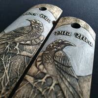 Moon Raven Mors Tua Vita Mea - 1911 Full Size Round Butt Grips