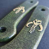 Mythosaur Skull Green - CIVIVI Elementum Fixed Blade Knife Scales by Svechnikov Knives