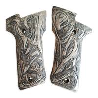 Smith And Wesson 422 maple grips - Neural Giger NG01 / hand-painted