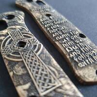 Revelation 6:8 - Benchmade Mini Bugout 533 Knife Scales by Svechnikov Knives