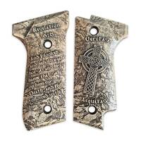 Beretta 92S maple grips - Revelation 6:8 / hand-painted