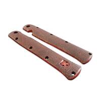 Rhombus Dark Cherry - Cold Steel Ti-Lite 4 Knife Scales by Svechnikov Knives