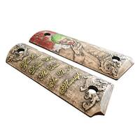 1911 Full-Size Maple Grips - Smoking Joker / Hand-painted