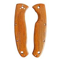 Spyderco Resilience Tip Down merbau handle scales - Traditional / hand-painted