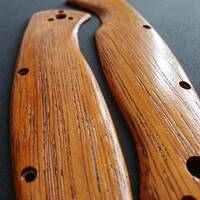 Wood Merbau - Spyderco Resilience Knife Scales by Svechnikov Knives