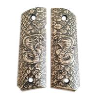 1911 full-size maple grips - Cobra / hand-painted