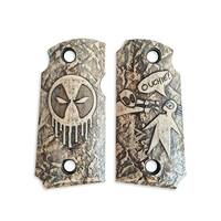 Kimber Micro 9 Ambi Safety maple grips - Deadpool Classic / hand-painted