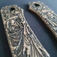 Grim Reaper - WE Knife Big Banter Knife Scales by Svechnikov Knives