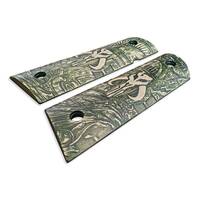 Mythosaur Skull Green - 1911 Full Size Magwell Grips