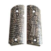 Psalms 144:1 - 1911 Compact Size Officers Grips
