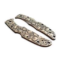 Scared Faces - Spyderco Endura 4, Matriarch 2 Knife Scales by Svechnikov Knives