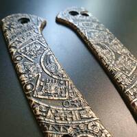 Aztec - CIVIVI Conspirator Knife Scales by Svechnikov Knives