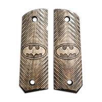 1911 full-size Bobtail maple grips - Batman / hand-painted