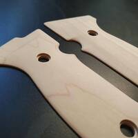 Sig Sauer P320 AXG Maple Grips - Clean DIY / Hand-painted