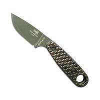 ESEE Izula 2 maple handle scales - Dragon Scales Black / hand-painted