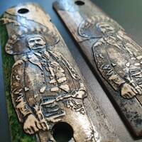 1911 Full-Size Maple Grips - Emiliano Zapata / Hand-painted