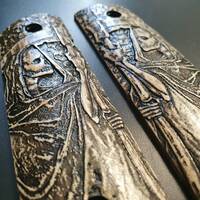 1911 Full-Size Maple Grips - Grim Reaper / Hand-painted