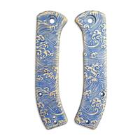 CIVIVI Riffle maple handle scales - Japan Wave / hand-painted