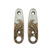 ESEE Izula 2 maple handle scales - Moon Raven / hand-painted